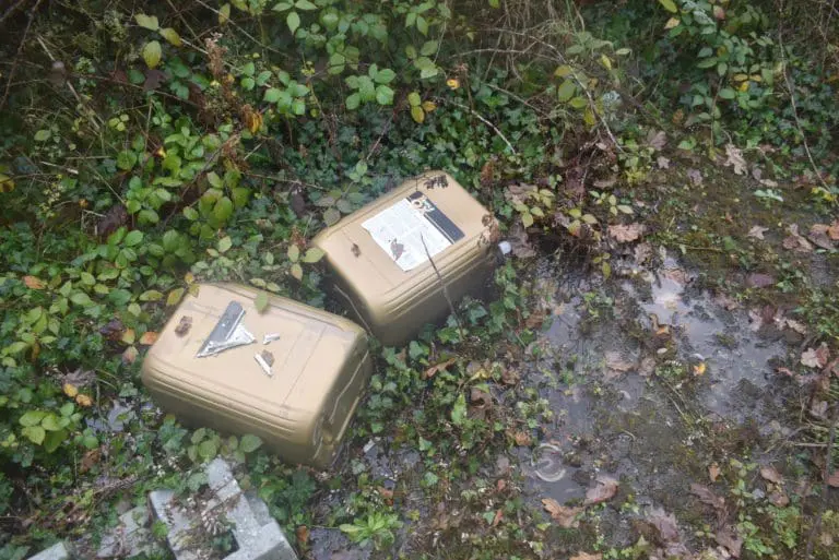 Leaking Oil Containers