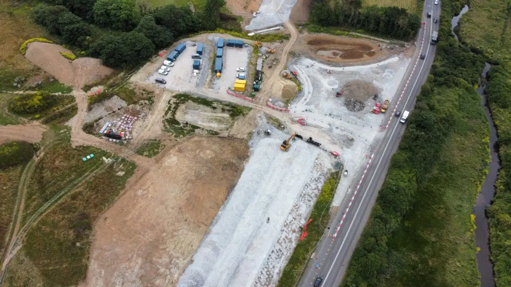 Aerial Image of Trevemper, Newquay