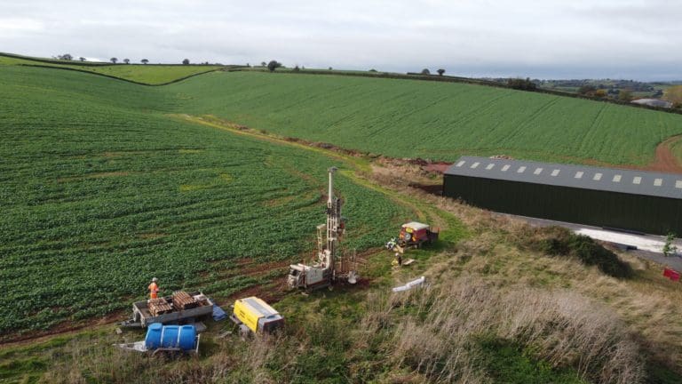 Aerial Photo of Drilling Rig