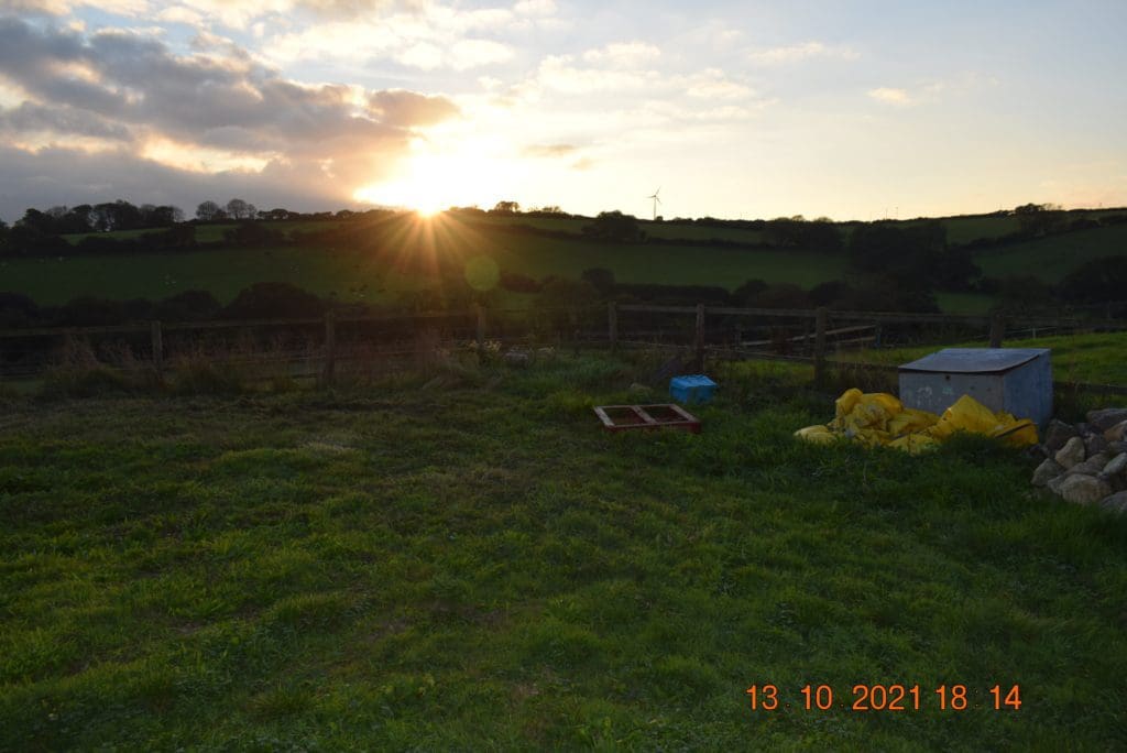 Sunset Over Hill